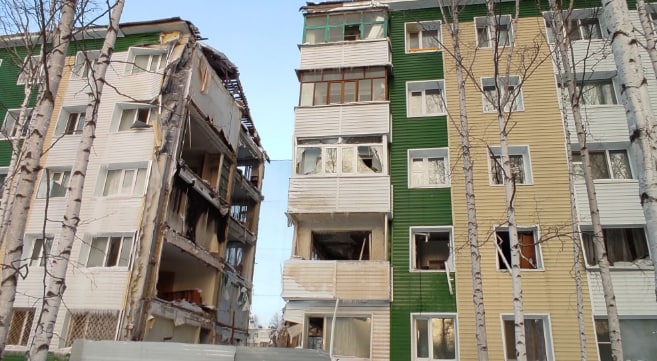 В Нижневартовске рухнула межкомнатная перегородка в доме, где случился взрыв газа