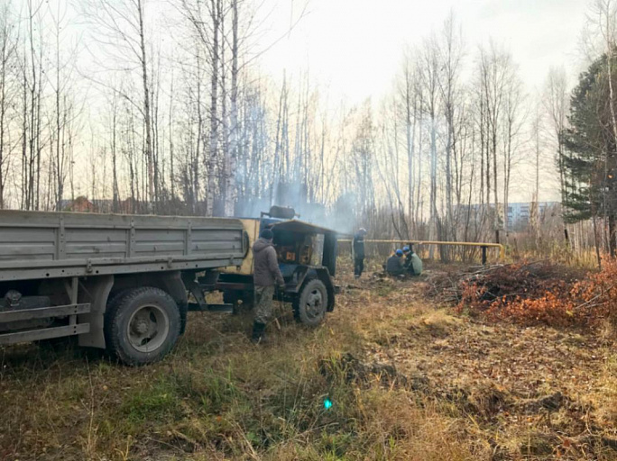 Еще в одном из поселков Сургута начали прокладывать газопровод