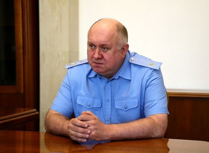 Наталья Комарова встретилась с новым начальником пограничного регионального УФСБ Юрием Кудрявцевым 