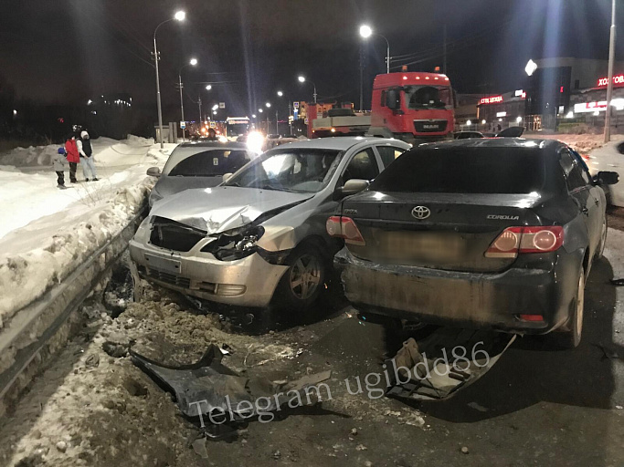 Стали известны подробности массового ДТП в Сургуте 23 февраля