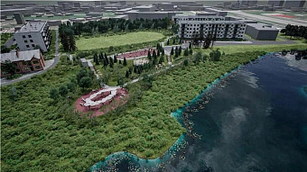 В сургутском поселке Лунный этой осенью появится мини-сквер