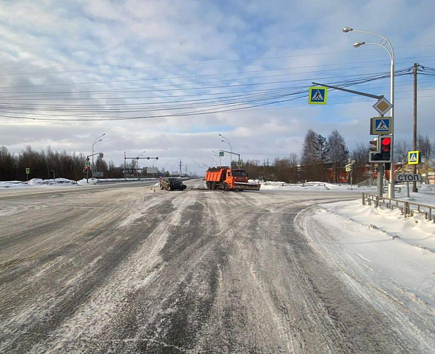 В Нижневартовске снегоуборщик спровоцировал ДТП с пострадавшими