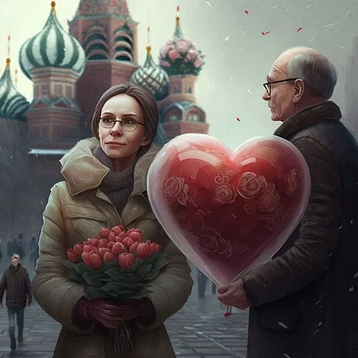 Сердца повсюду: как нейросеть Midjourney видит День святого Валентина