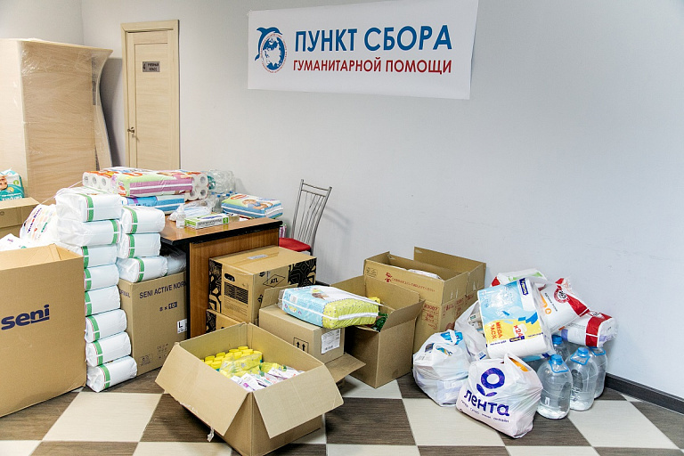 Из аэропорта Сургута отправят 70 тонн груза жителям ДНР и ЛНР