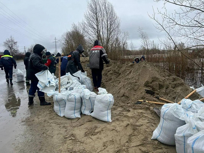 В Нижневартовске возводят дамбу, чтобы не затопило дачи 