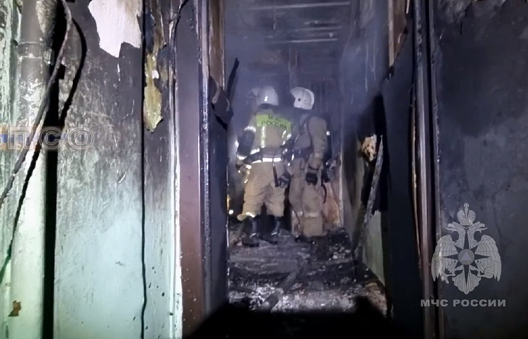 На пожаре в Нижневартовске погибла женщина 