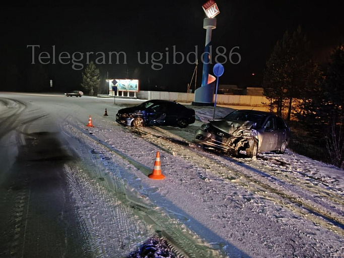 За сутки в дорожных авариях в Югре пострадали пять человек