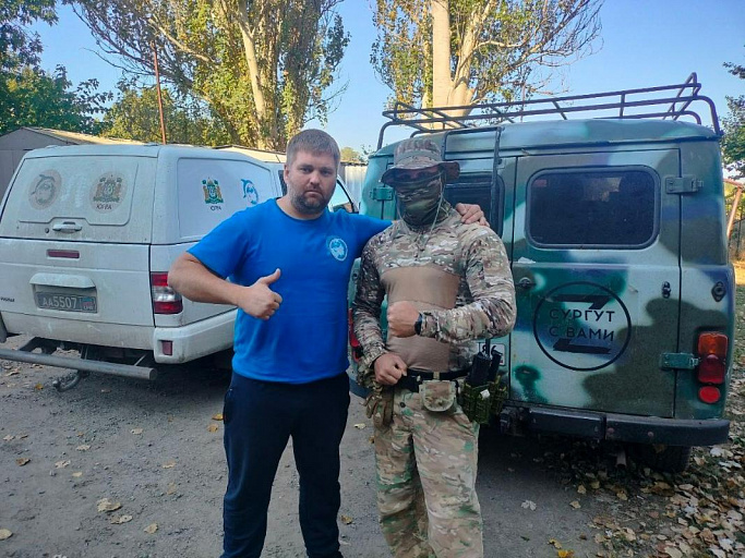 Депутат думы Сургута посетил зону СВО с гуманитарной миссией