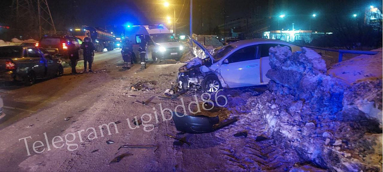 20-летний водитель в Нижневартовске устроил ДТП с пострадавшими