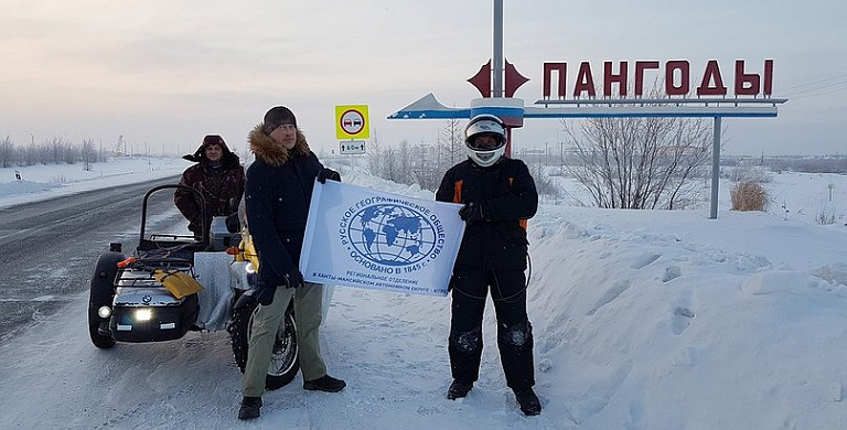 Югорчанин на мотоцикле доехал до Ямала