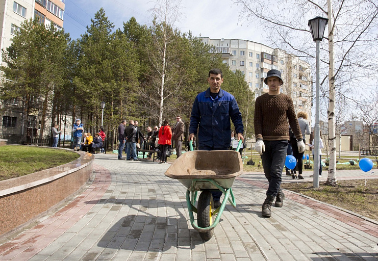 Изгороди из цветов и кустарников украсят Сургут летом