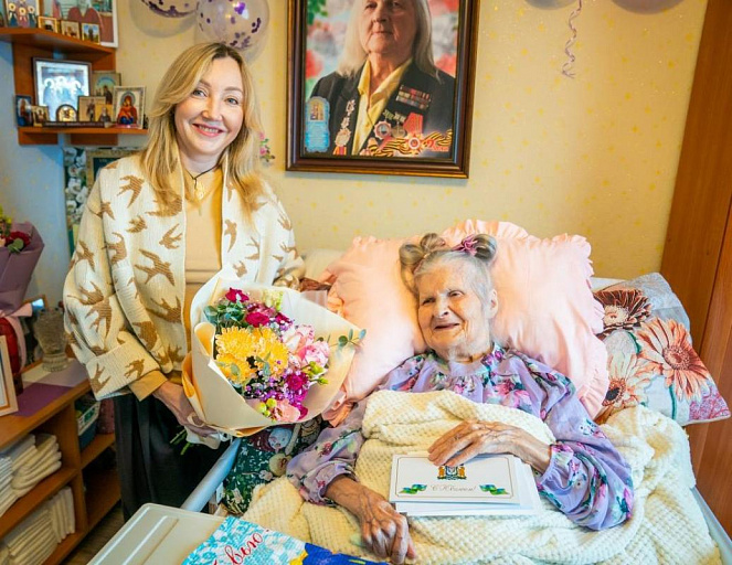 Югорчанка отметила 100-летний юбилей