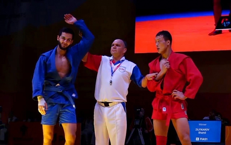 Спортсмен из Нижневартовска Шамиль Зилфикаров - чемпион мира по самбо