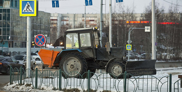 Проблем с уборкой снега в Сургуте нет