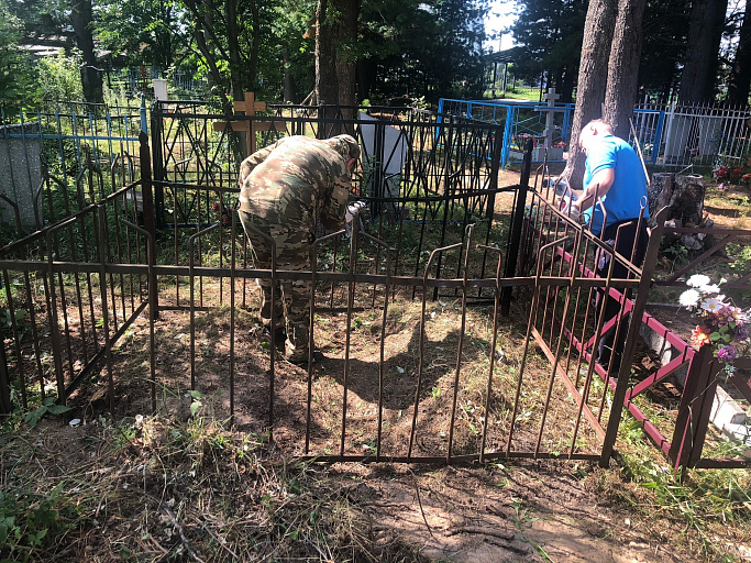 В Сургутском районе восстанавливают могилы участников Великой Отечественной войны