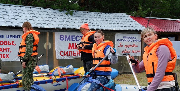 В Сургутском районе прошел антинаркотический сплав